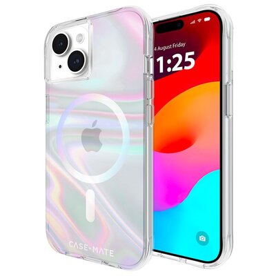 Etui CASE-MATE Soap Bubble MagSafe do Apple iPhone 15 Wielokolorowy