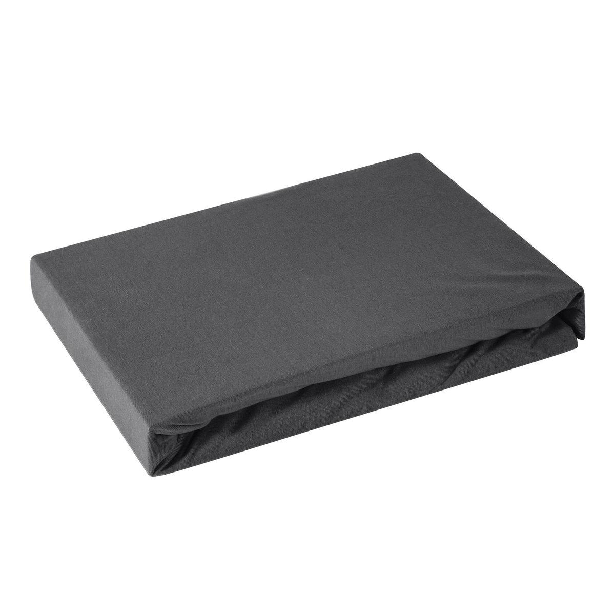 Prześcieradło satyna bawełniana DINA, EUROFIRANY, stalowe 160X210 cm