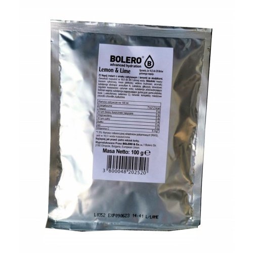 Bolero Bag Lemon&Lime 100G