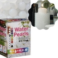 HYDROŻEL 4 litry KULKI 12 mm białe mleczne 35 g