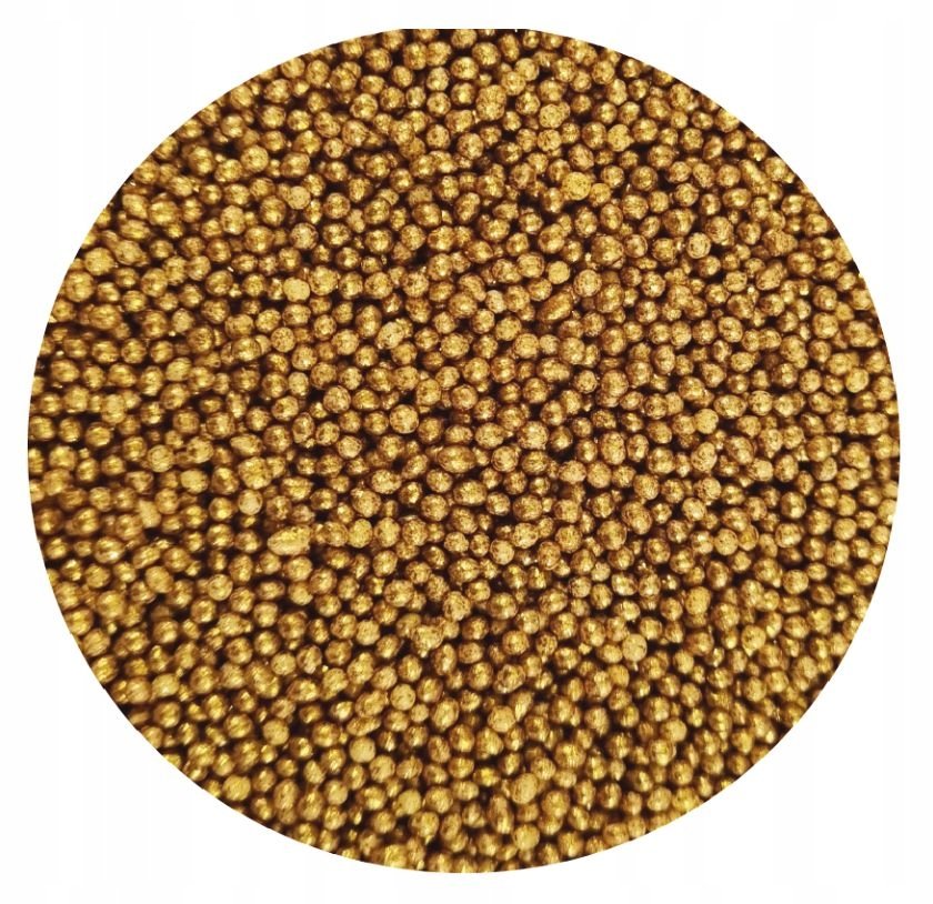POSYPKA CUKROWA MACZEK PERŁOWY złoty ciemny 50g