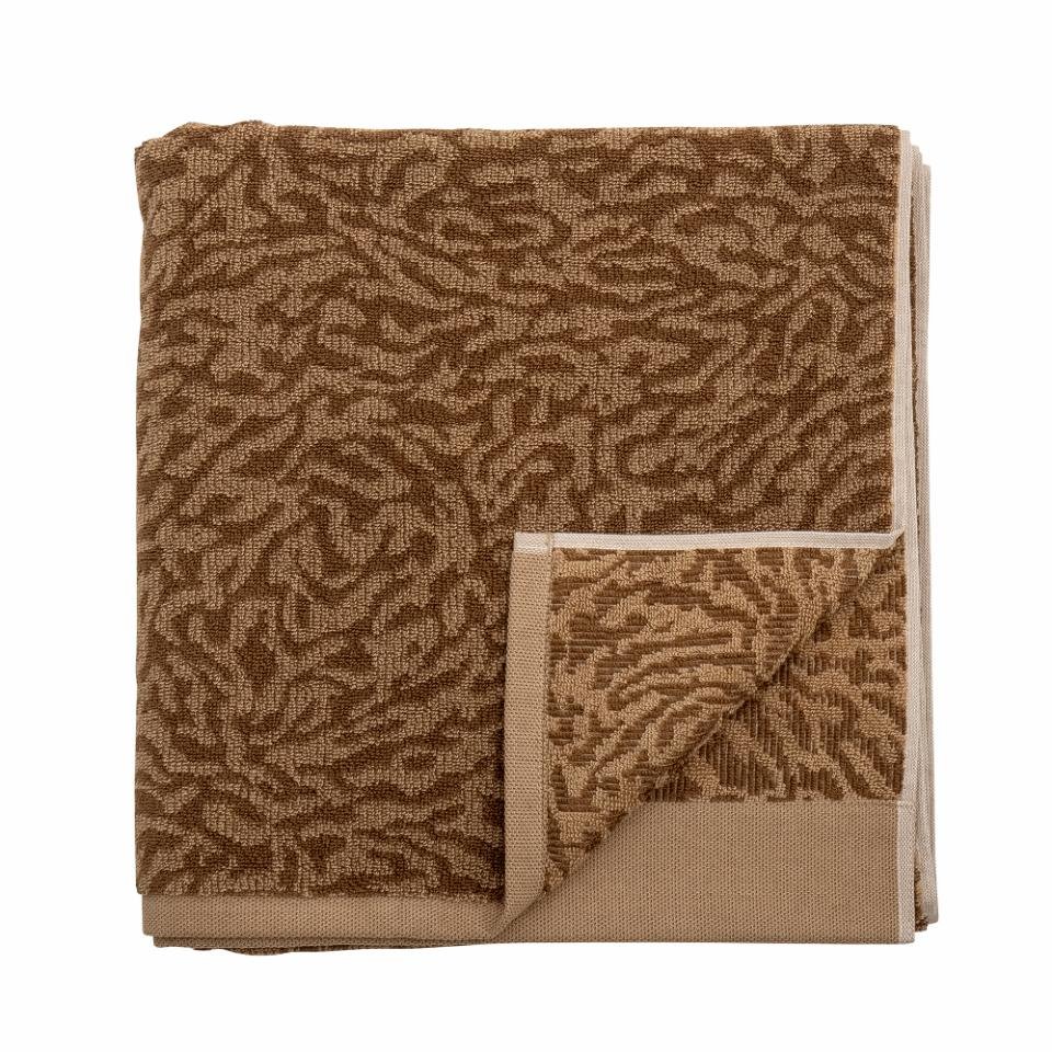 Ręcznik Kaysa, brązowy, bawełna, dł. 140 x szer. 50 cm Bloomingville
