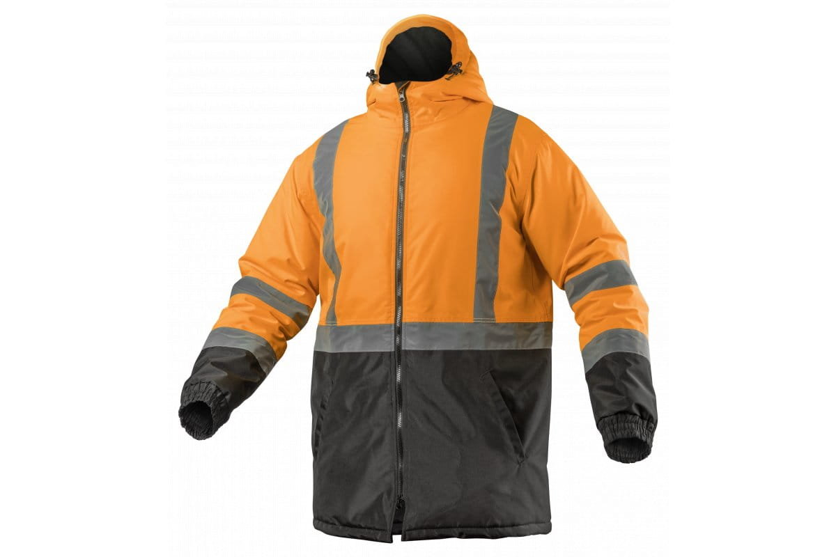 Leda Kurtka Robocza Ostrzegawcza Parka Pomarańczowa - S Högert Technik Ht5K346-S 5902801304668