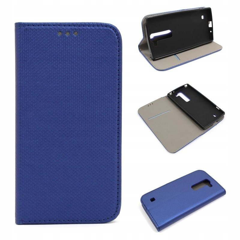 Etui do LG G4c H525 / MAGNA H502 Smart Magnet granatowe Obudowa Pokrowiec Case