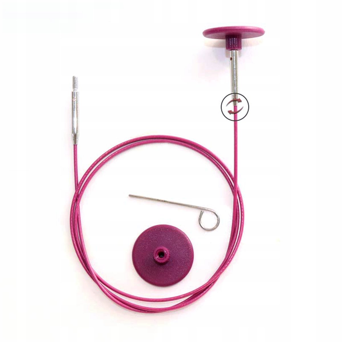 żyłka do drutów 80cm KNITPRO obrotowa 360 °