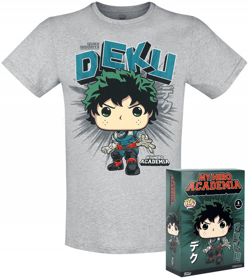my hero academia - deku - t-shirt pop (m)