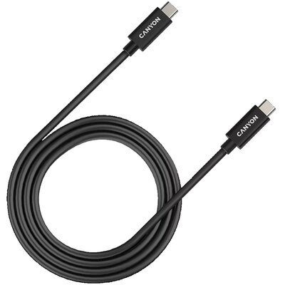 Kabel USB Typ-C - USB Typ-C CANYON 4.0 1 m 240W Czarny UC-44