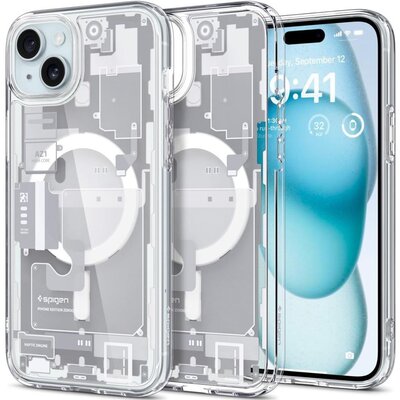 Spigen Ultra Hybrid Mag Magsafe do iPhone 15 Plus zero one white