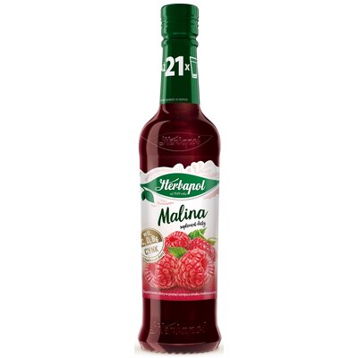 Herbapol Syrop o smaku malinowym z witaminami C i D 420 ml