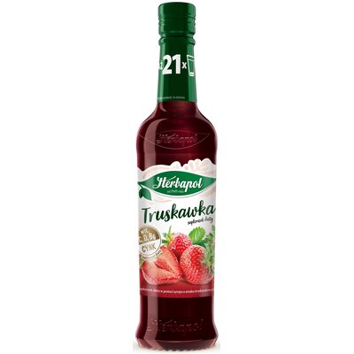 OWOCOWA SPIŻARNIA Herbapol Owocowa Spiżarnia Syrop owocowy truskawka 420 ml