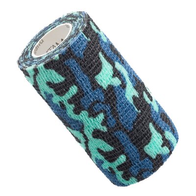 Elastyczny bandaż kohezyjny VITAMMY Autoband Niebieskie Moro 10 x 450 cm