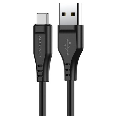 Acefast kabel USB - USB Typ C 1,2m, 3A czarny (C3-04 black) C3-04-A-C black