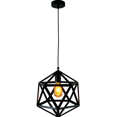 Polux IL MIO DENMARK lampa wisząca 1xE27 czarny 305534