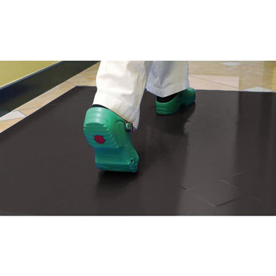 Mata Dekontaminacyjna, Samoprzylepna 90Cm X 115Cm Szary