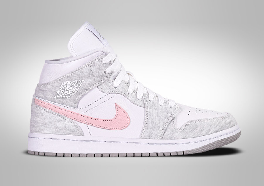 Nike Air Jordan 1 Retro Mid Se Wmns Light Iron Ore