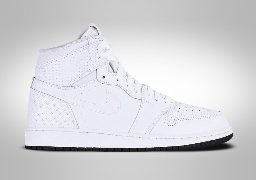 Nike Air Jordan 1 Retro High Og Perforated White