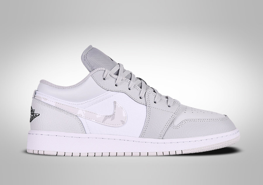Nike Air Jordan 1 Retro Low Se Gs White Camo