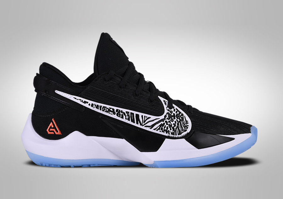 Nike Zoom Freak 2 Black White Giannis Antetokounmpo