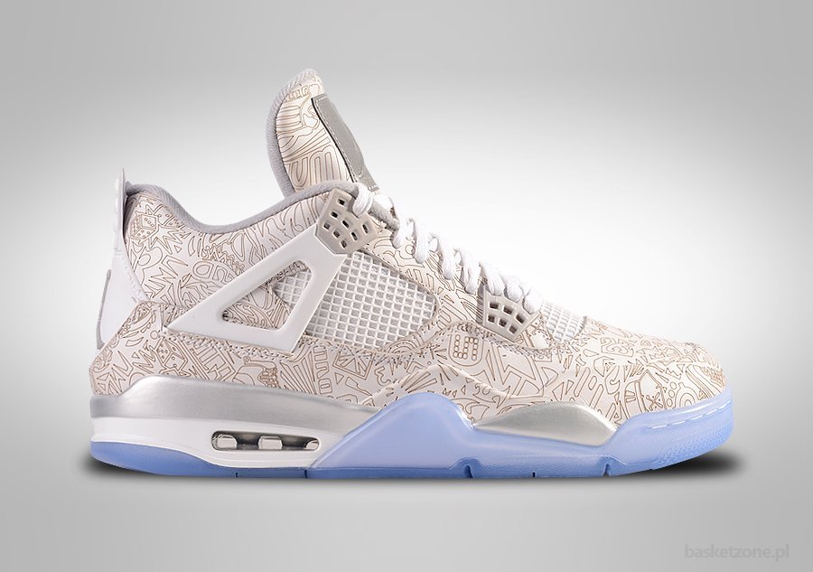 Nike Air Jordan 4 Retro Bg Laser 30Th Anniversary