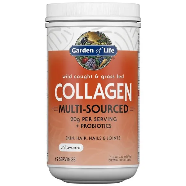 Garden of Life - Kolagen Multi-Sourced, Proszek, 270g