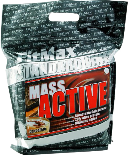 FITMAX Mass Active - 5000g - Chocolate Hazelnut - Odżywki na masę ( Gainery )