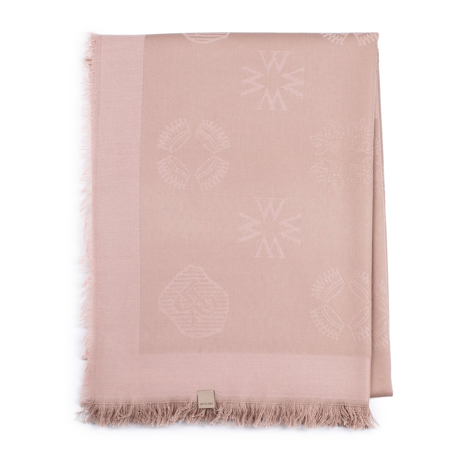 Damska chusta z bambusem tkana w monogram