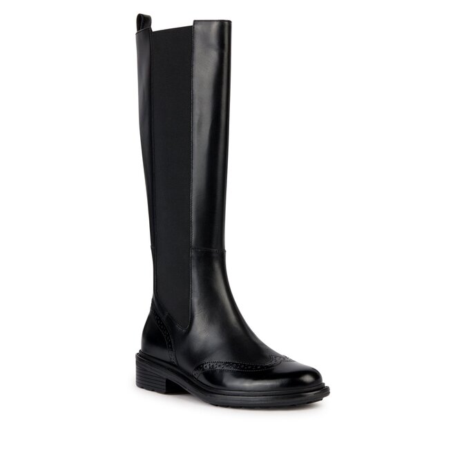 Oficerki Geox D Walk Pleasure D36TGH 04948 C9999 Black