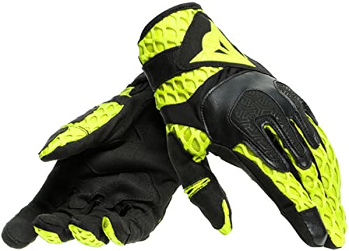 DAINESE AIR-MAZE UNISEX GLOVES BLACK FLUO-YELLOW M