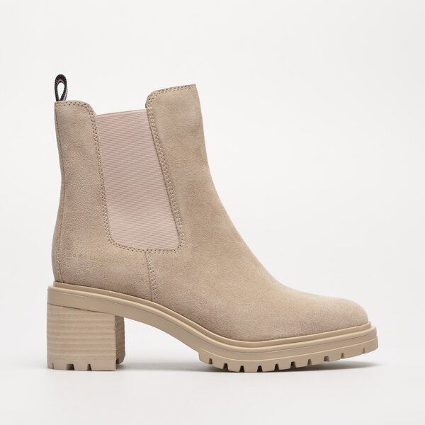 TOMMY HILFIGER ESSENTIAL MIDHEEL SUEDE BOOTIE - Tommy Hilfiger