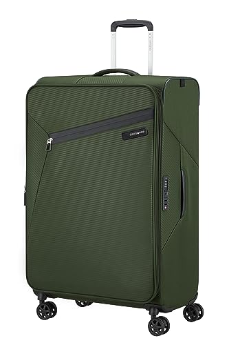 Samsonite Litebeam Spinner L, walizka z możliwością rozszerzenia, 77 cm, 103/111 l, zielony (Climbing Ivy), Zielony (Climbing Ivy), Spinner L (77 cm - 103/111 L), Walizka