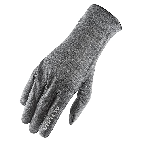 Altura Unisex Merino Liner - szare rękawiczki 2021, szare, S UK