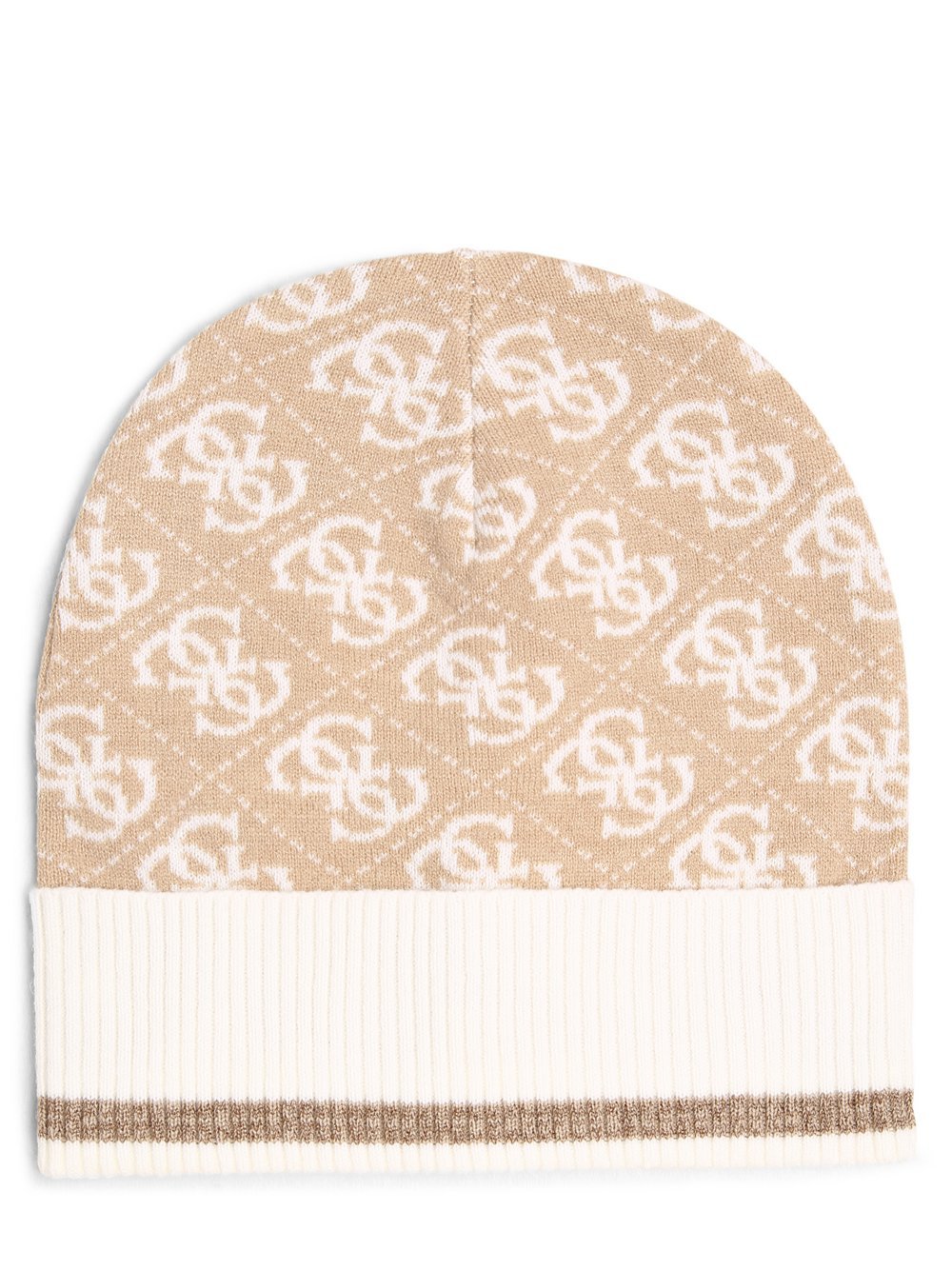 GUESS - Czapka damska, beżowy|brązowy