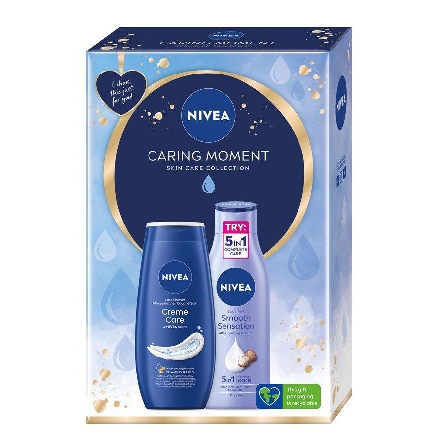 Caring Moment zestaw żel pod prysznic 250ml + mleczko do ciała 250ml