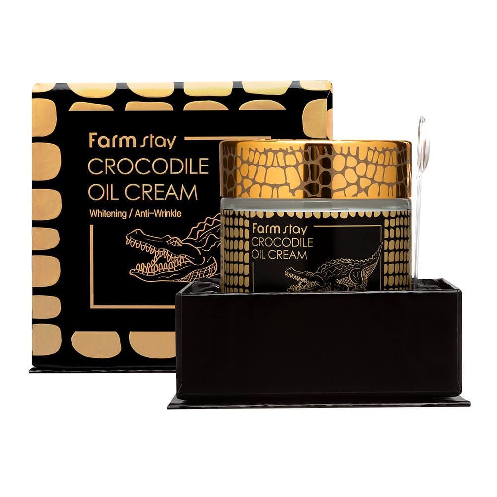 Фото - Крем і лосьйон Crocodile Oil Cream krem do twarzy z olejkiem z krokodyla 70g 