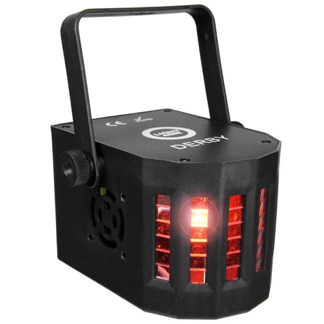 Light4me derby mini v2 - efekt disco oświetlenie DJ na imprezę ♦ 30 DNI NA ZWROT ♦ GWARANCJA DOOR-TO-DOOR ♦ SZYBKA WYSYŁKA