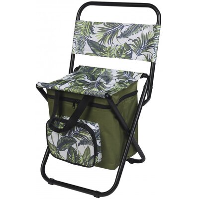 KRZESŁO WĘDKARSKIE TURYSTYCZNE SKŁADANE JUNGLE LIGHT Z TORBĄ POD SIEDZISKIEM 35x28x58CM