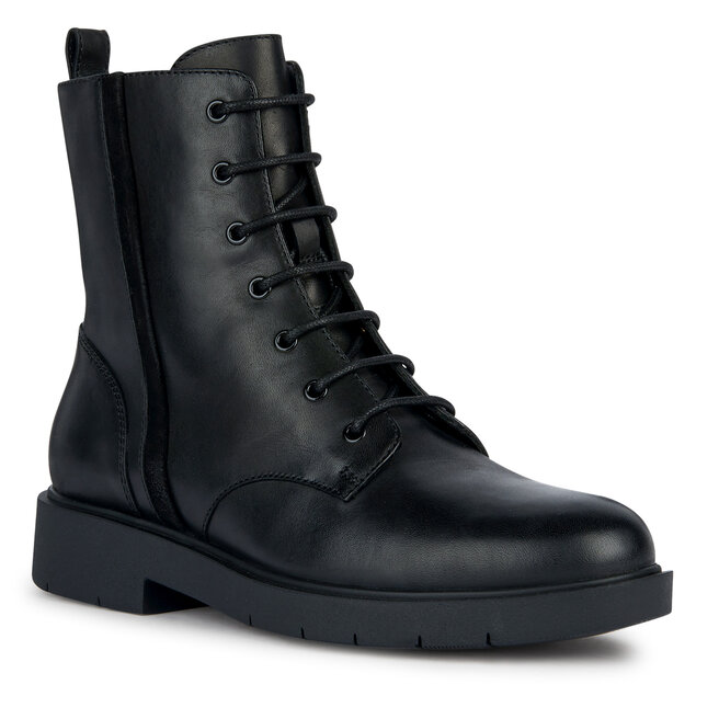 Oficerki Geox D Spherica Ec1 D36QRA 04322 C9999 Black