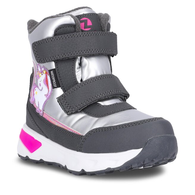 Śniegowce ZigZag Hidol Kids Boot w/Lights WP Z234125 1155 Tornado