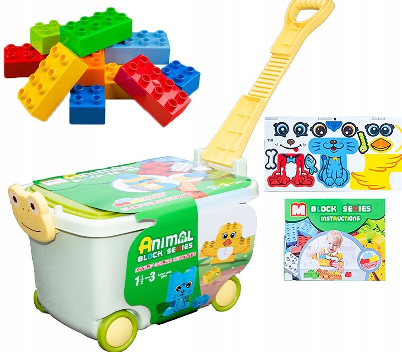 Edukacyjne Klocki Konstrukcyjne 90 Elementów Zestaw  U244