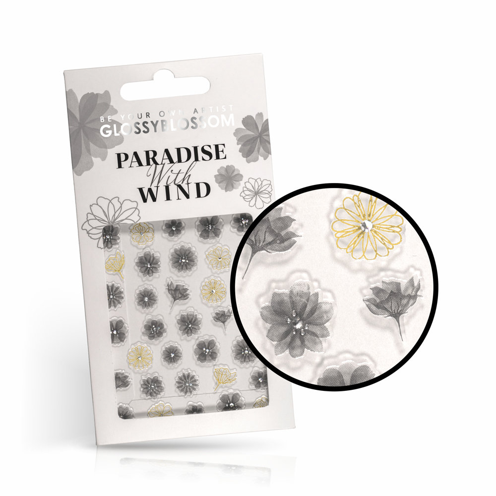 Silcare Naklejki na paznokcie Paradise with wind 69193