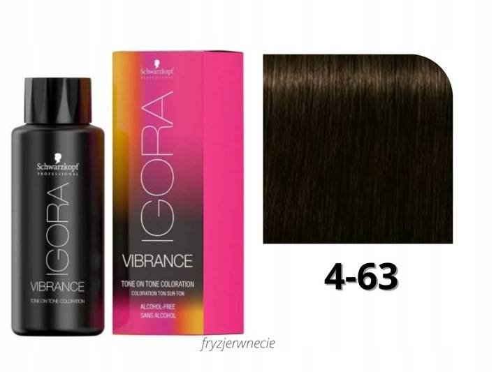 Farba półtrwała Igora Vibrance Schwarzkopf 4-63 (60 ml)