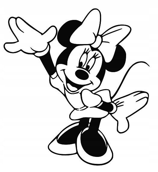 Myszka Minnie Dekoracja Ścienna 3D Dziecięca C135