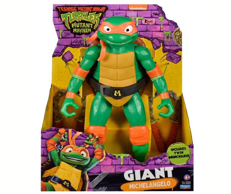 Wojownicze Żółwie Ninja Figurka Gigant Michelangelo 30Cm