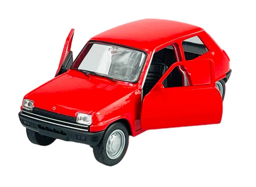 WELLY OLD TIMER RENAULT 5 CZERWONY 1:34 METALOWY MODEL