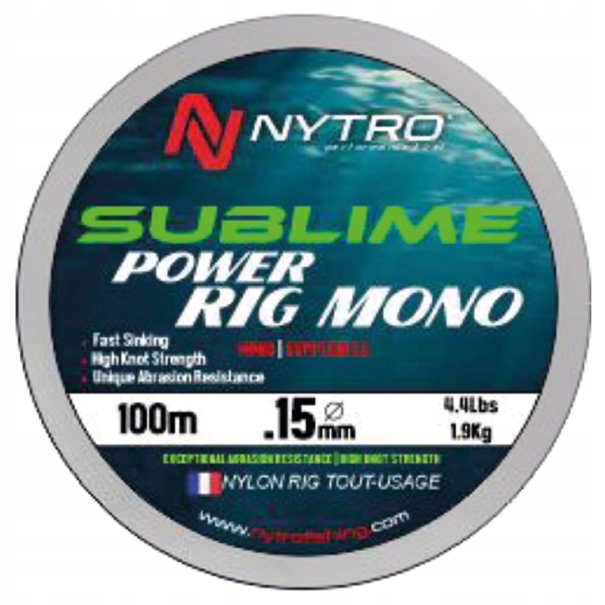 ŻYŁKA FEEDER NYTRO SUBLIME POWER RIG MONO 0,25 MM