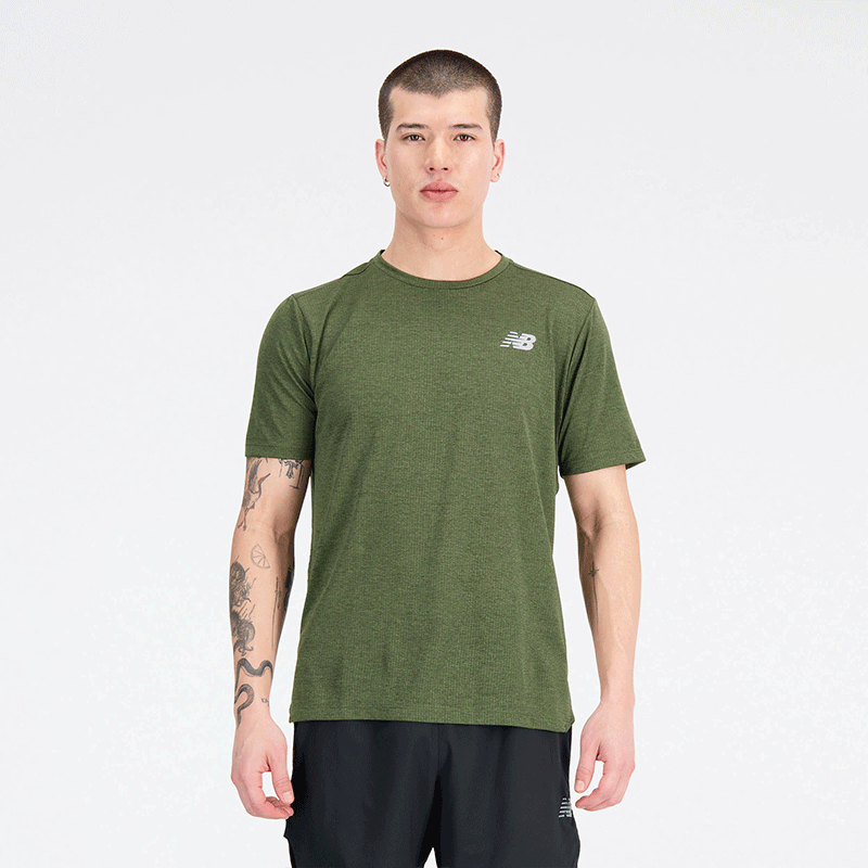 Koszulka męska New Balance MT21262KMU zielona