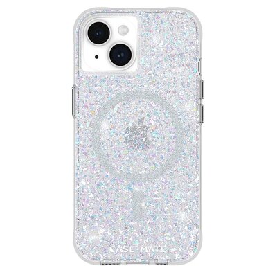 Etui CASE-MATE Twinkle MagSafe do Apple iPhone 15 Srebrny