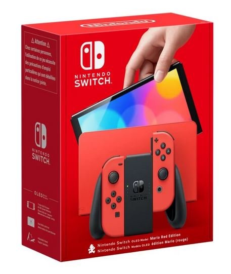 Nintendo Switch OLED - Mario Red Edition - darmowy odbiór w 22 miastach i bezpłatny zwrot Paczkomatem aż do 15 dni