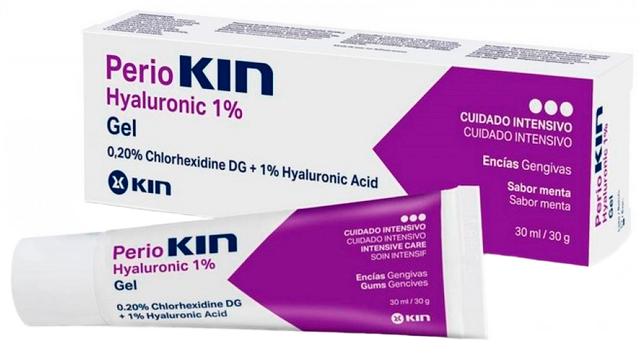 Żel do zębów Kin Periokin na wrażliwe dziąsła Hyaluronic 1 % 30 ml