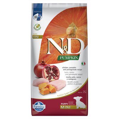 Farmina N&D Pumpkin Dog Puppy Mini chicken pumpkin & pomegranate 7 kg